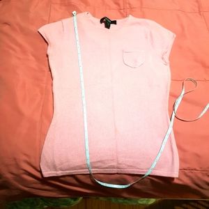 Express 2 ply cashmere short-sleeved sweater